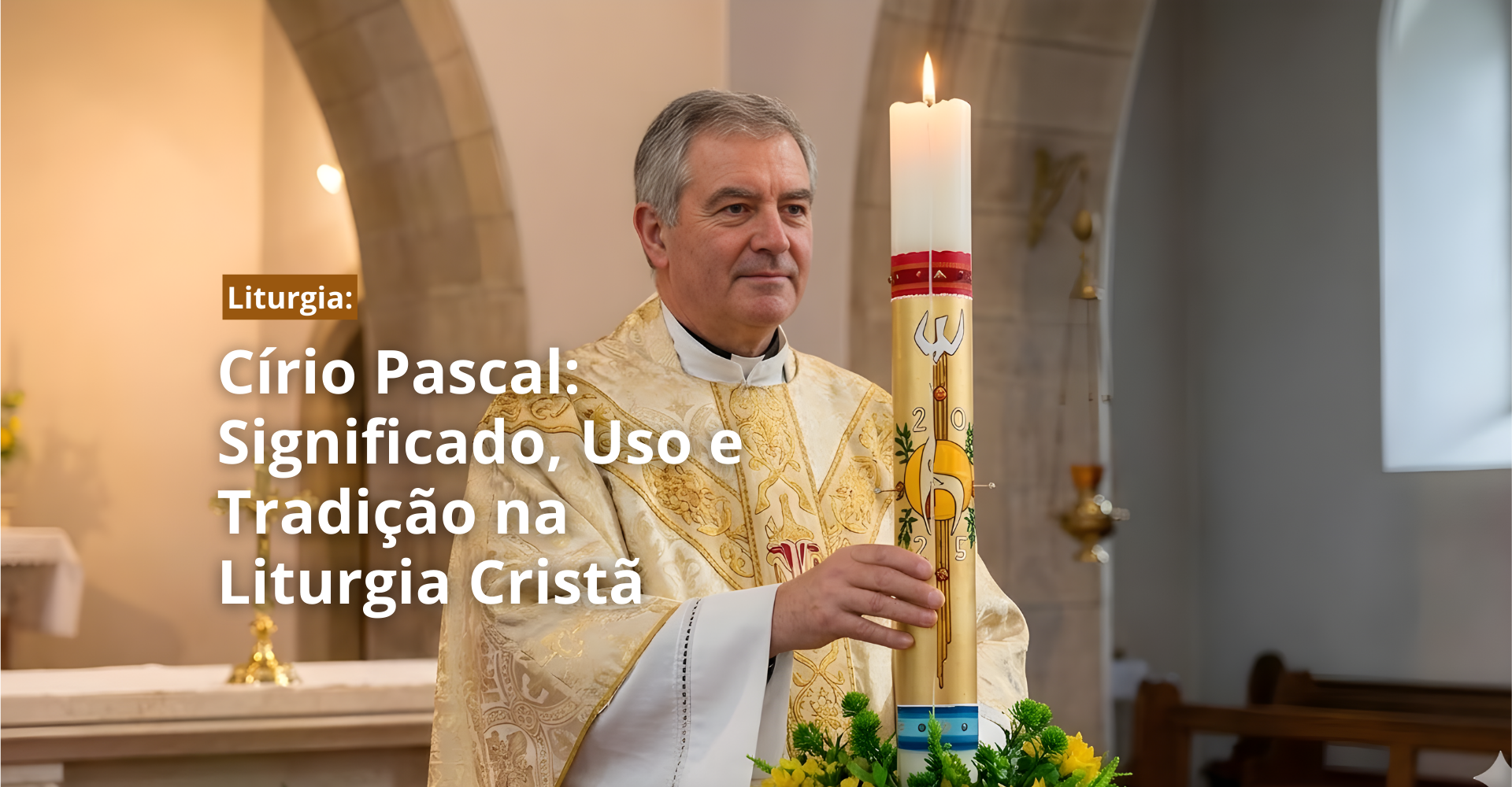 Leia mais sobre o artigo Círio Pascal: Significado, Uso e Tradição na Liturgia Cristã
