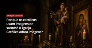 Por que os católicos usam imagens de santos? A Igreja Católica adora imagens?
